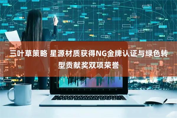 三叶草策略 星源材质获得NG金牌认证与绿色转型贡献奖双项荣誉